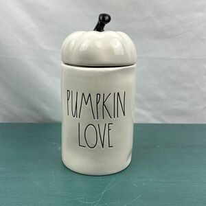 NWT Rae dunn pumpkin love candle fall‎